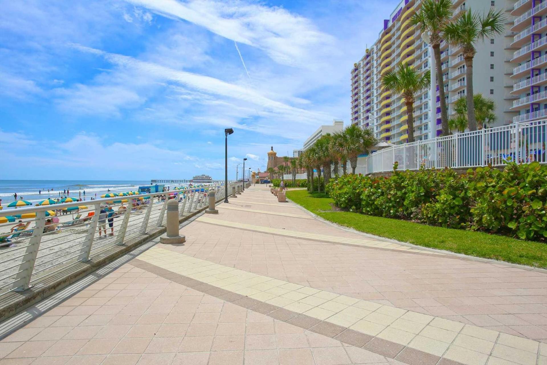 Luxury 9Th Floor 1 Bedroom Condo Direct Oceanfront Wyndham Ocean Walk Resort Daytona Beach | 906 Zewnętrze zdjęcie