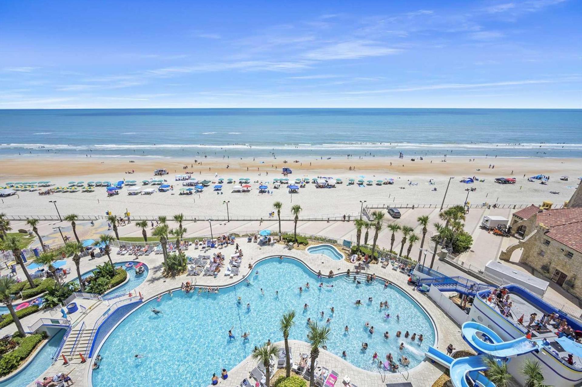 Luxury 9Th Floor 1 Bedroom Condo Direct Oceanfront Wyndham Ocean Walk Resort Daytona Beach | 906 Zewnętrze zdjęcie